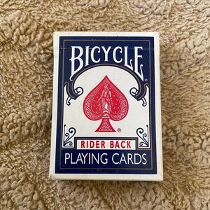 🍀Rider Back Playing Cards - Blue & Red